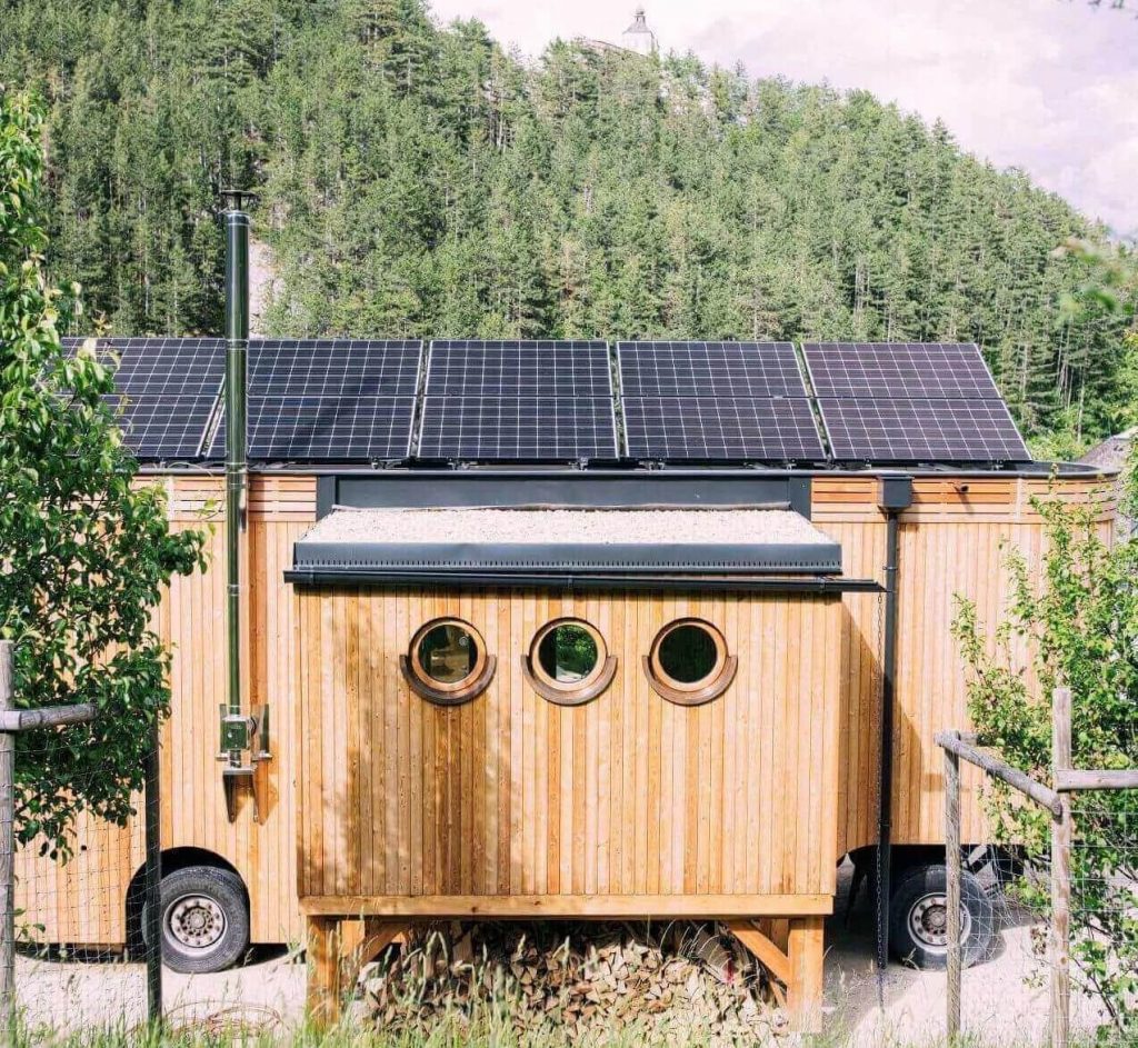 Tiny House mit Solaranlagen